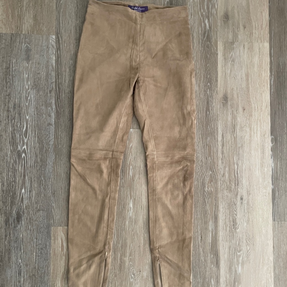 Tan Suede Women’s Pants